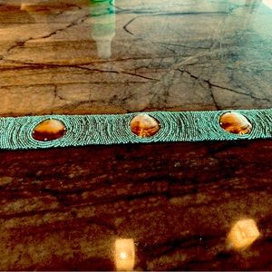 Vintage beaded belt with real shells!
